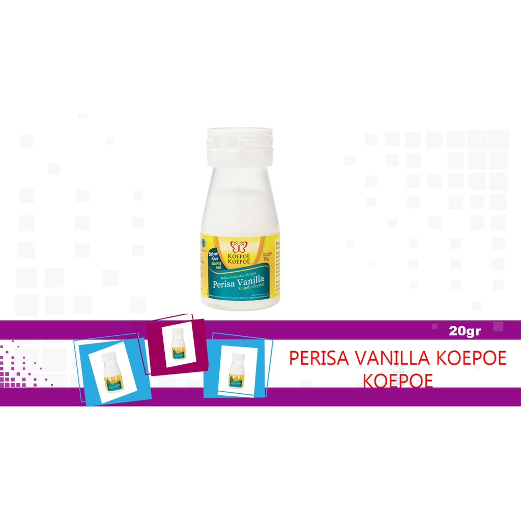 

PERISA VANILLI VANELY VANILLA CRYSTAL KOEPOE KOEPOE 20GR