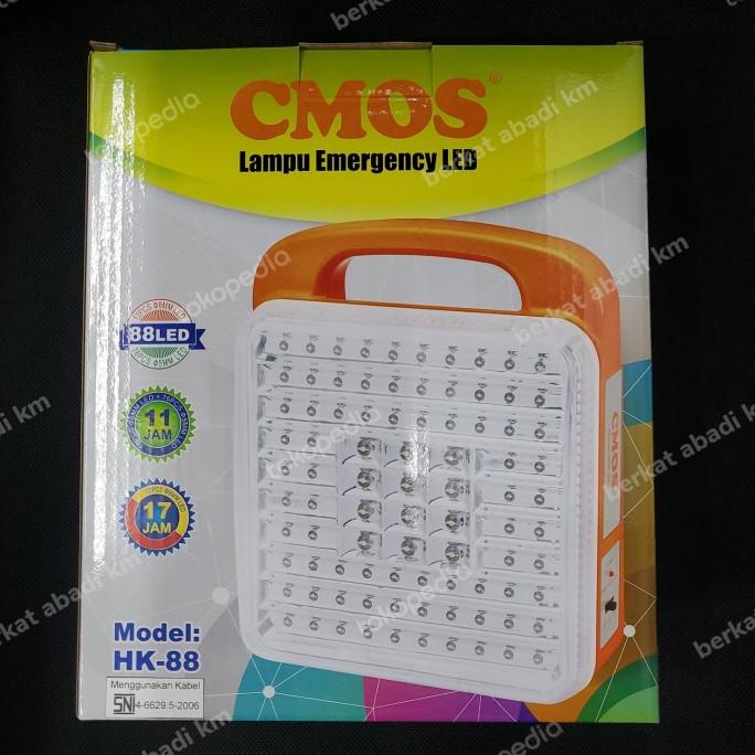 Lampu Emergency CMOS HK-88 / Lampu Rechargeable CMOS HK88