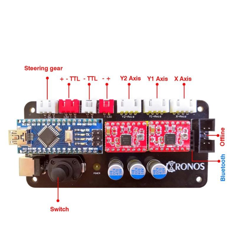 Controller laser kontroller laser 2 axis controller grbl lengkap beserta kabel