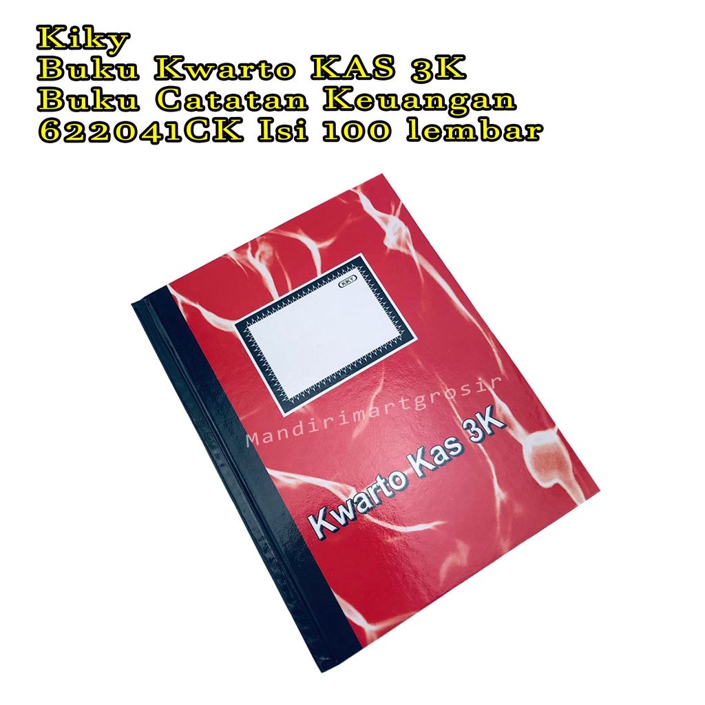 Buku Kwarto KAS 3K *Kiky * Buku Catatan Keuangan * 622041CK 100lembar