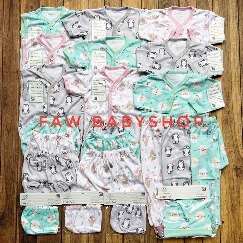 PAKET NEWBORN WINTEKU/ LITTLE OWL isi 31 pcs SNI TERMURAH / Paket baju bayi baru lahir