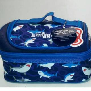 Smiggle Lunch bag Shark double decker | Shopee Indonesia