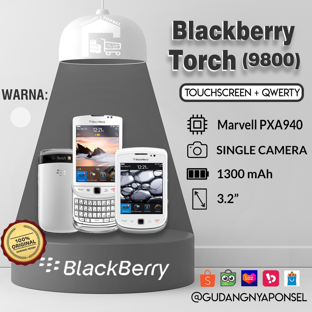 [100% ORIGINAL] BLACKBERRY TORCH 9800