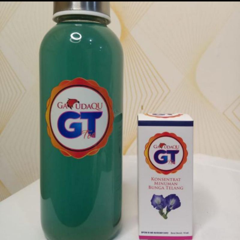 

KONSENTRAT MINUMAN BUNGA TELANG GARUDAQU GT AMAN BPOM
