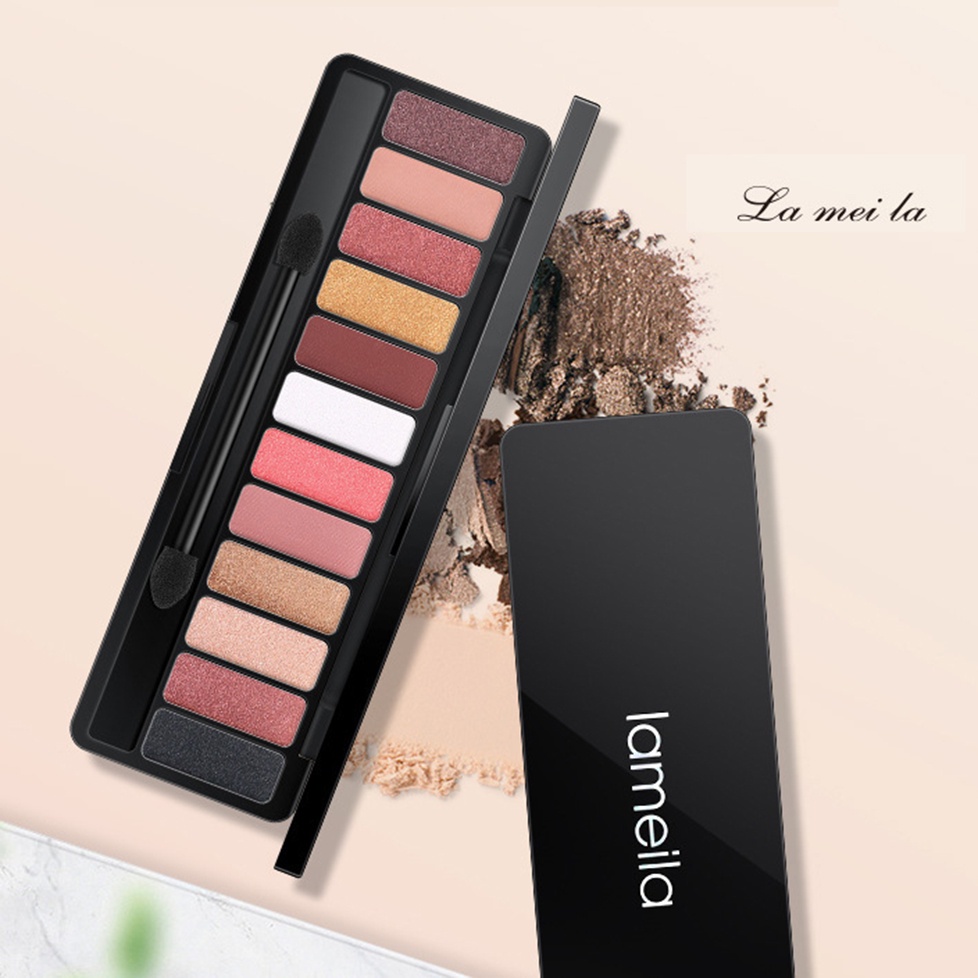 Hope Store - Lameila Eyeshadow Pallete 12 Warna Import Korean 1111