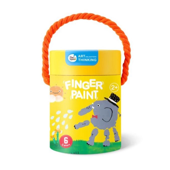 

Jar Melo Finger Paint Set 6 Colours|Joan Miro Non-Toxic Finger Paint
