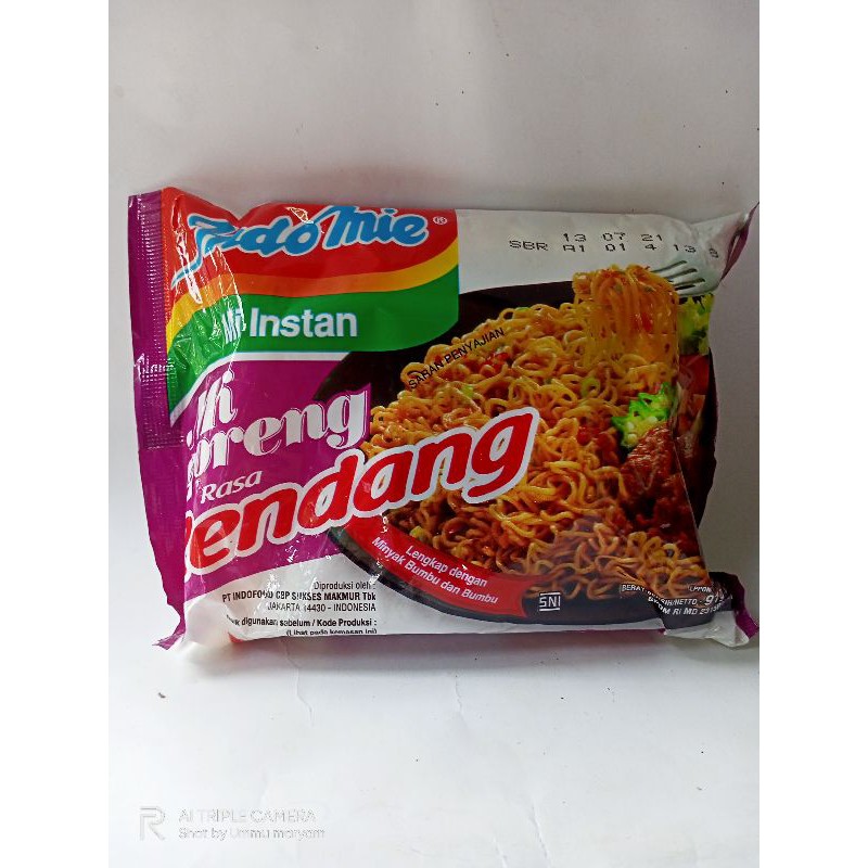 

Indomie goreng rendang