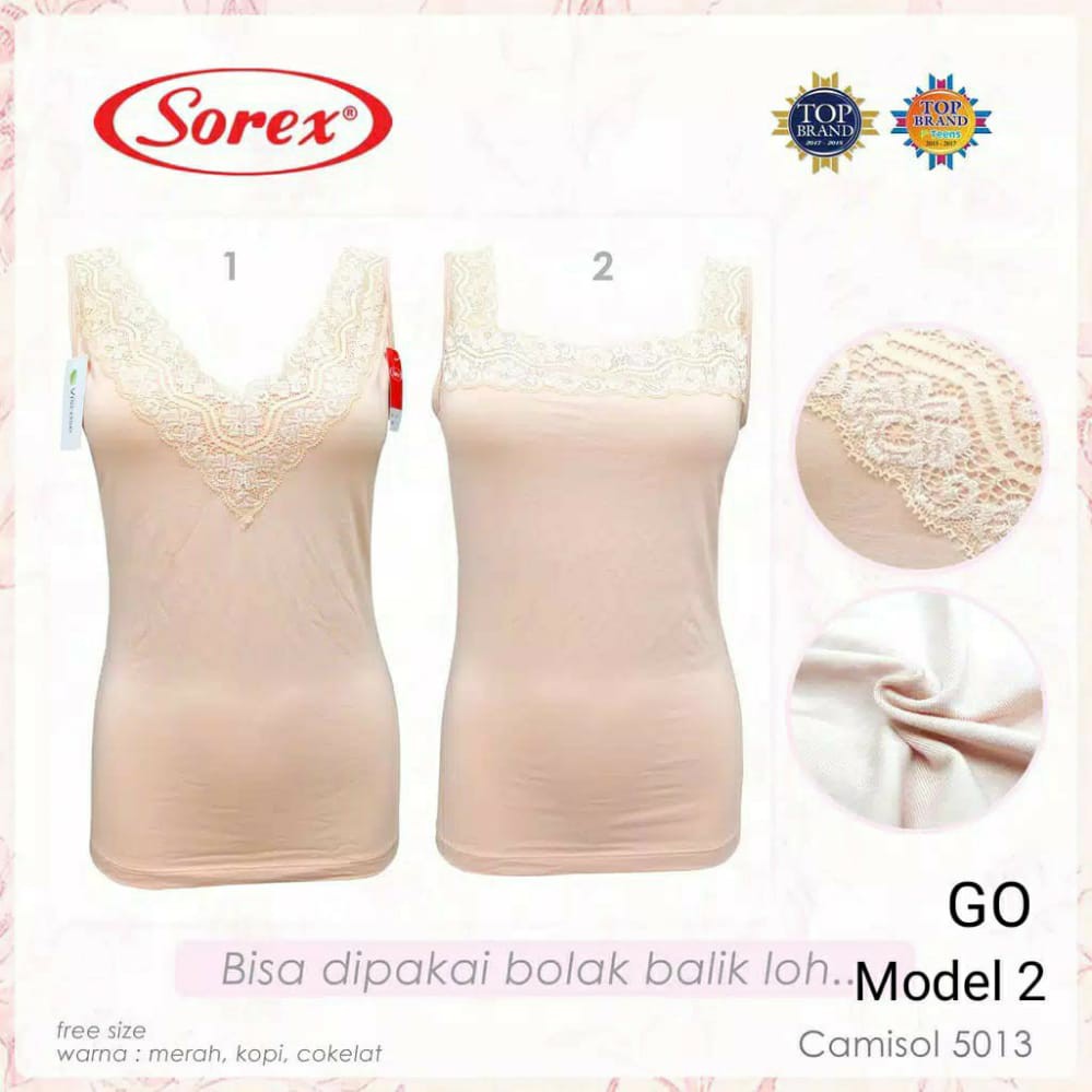 gos Sorex Camisol Renda (Camisol Viscose) Tanktop Renda Sorex