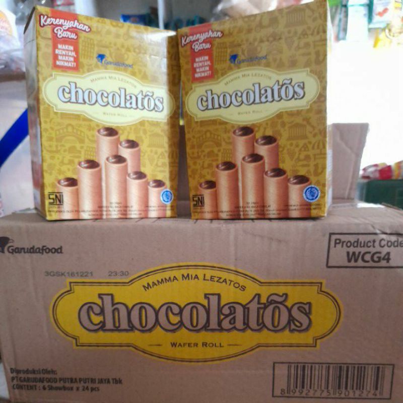 

Cokolatos coklat wafer chokolatos 500 1pak isi24pcs