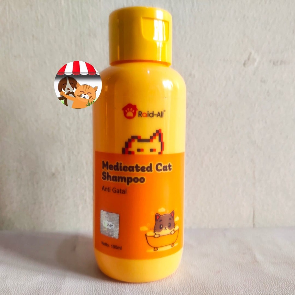 Shampoo Kucing Raid All Cat Medicated 100ml Shampo Anti Gatal Gatal
