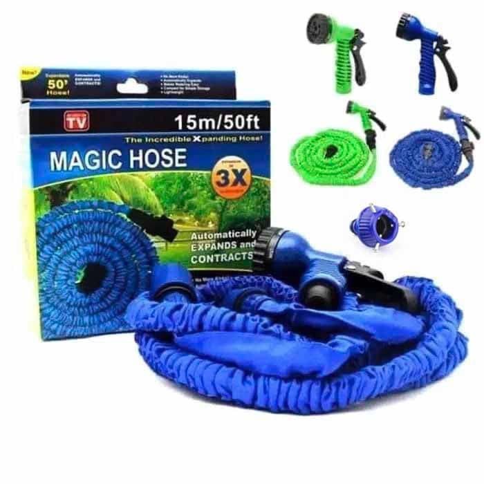 Selang Air Magic Hose 15m / 22,5m / 30 m / Selang air multi fungsi / Selang elastis