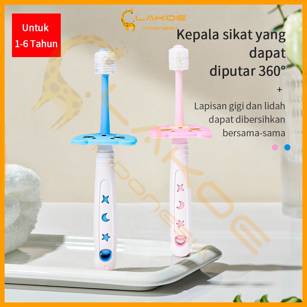 LAKOE Sikat gigi anak bayi lembut baby training toothbrush