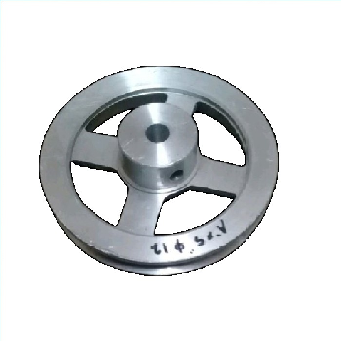 Pulley / Pully / Puli / Poly / Polly Jalur A1 Diameter 5&quot; Inch As 12 mm Aluminium