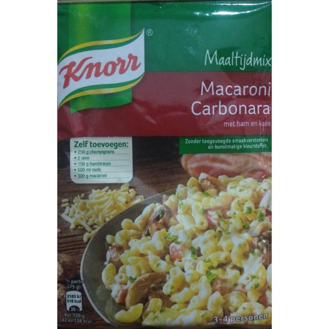 

Knorr Macaroni Carbonara
