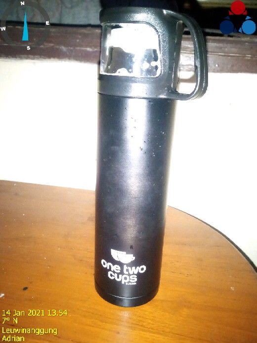 Botol Minum Thermos With Cup Head 500ml