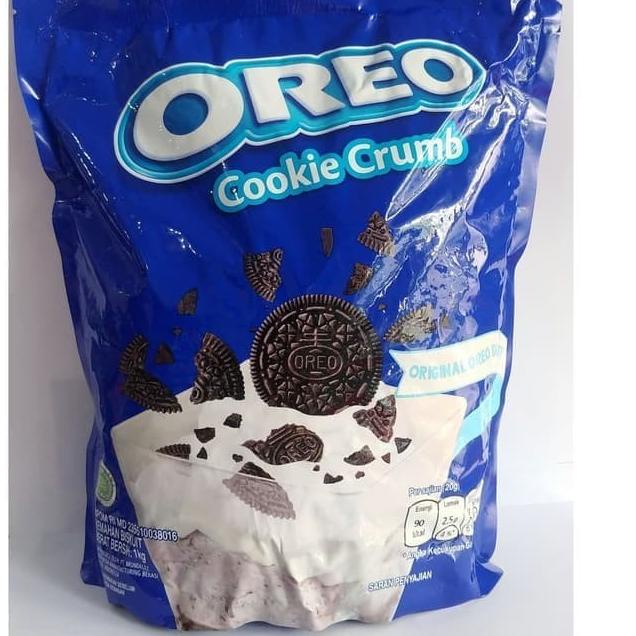 

지 OREO COOKIE CRUMB ORIGINAL 1 KG / hancur diced remuk kasar MONDELEZ Best