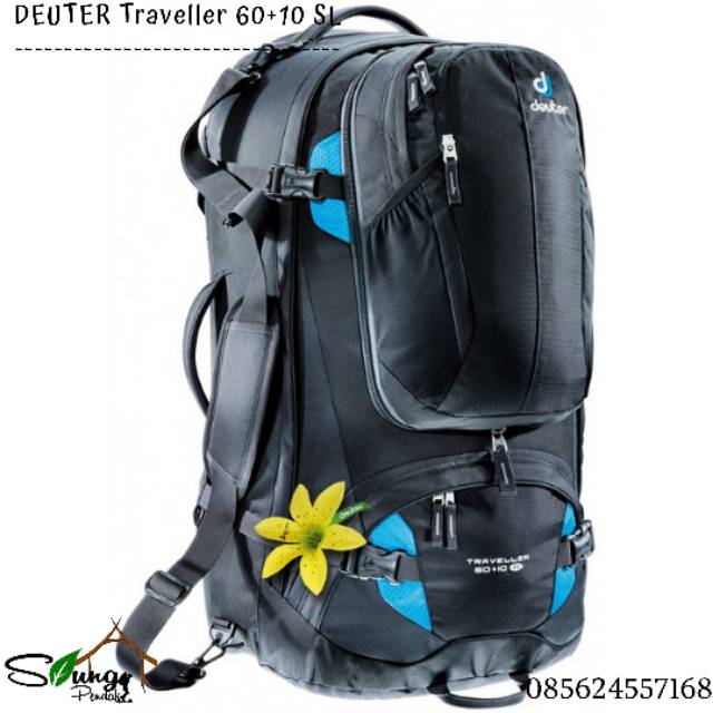 Tas Ransel / Backpack Deuter Traveller 60 + 10 SL Original Best Seller