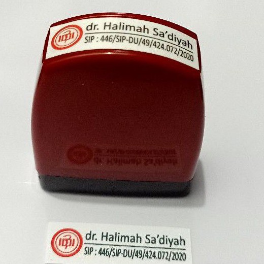 

Stempel Nama Tapal Kuda