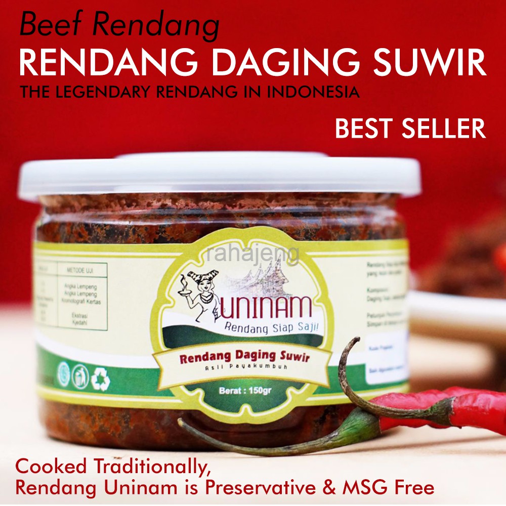 

Rendang Daging Suir Uninam 150gr