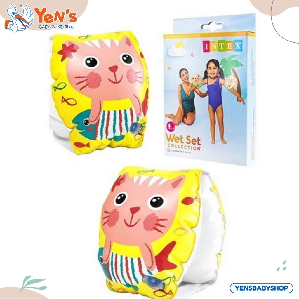 Intex 56665 Happy Kitten Arm Bands / Pelampung Tangan Anak