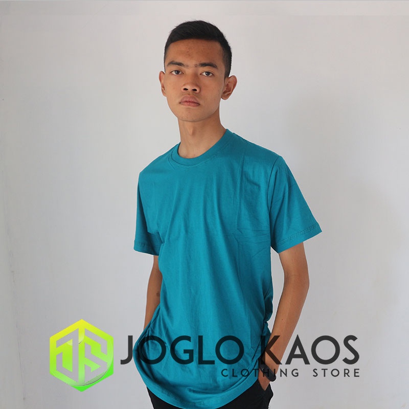Jual Kaos polos tosca toska hijau tosca pria wanita cotton combed 30s
