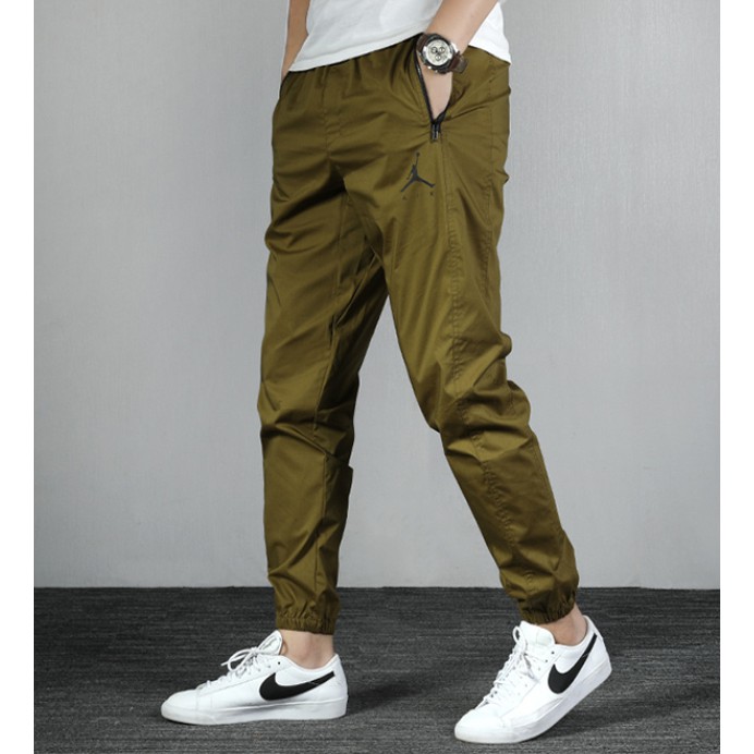 nike pants olive green