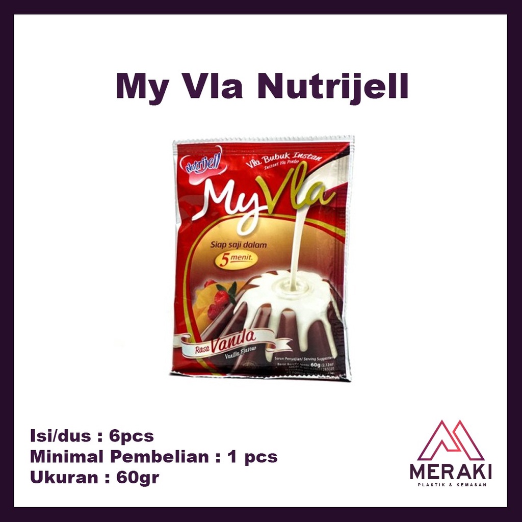 

My Vla Vanilla Nutrijell Puding Susu Baking