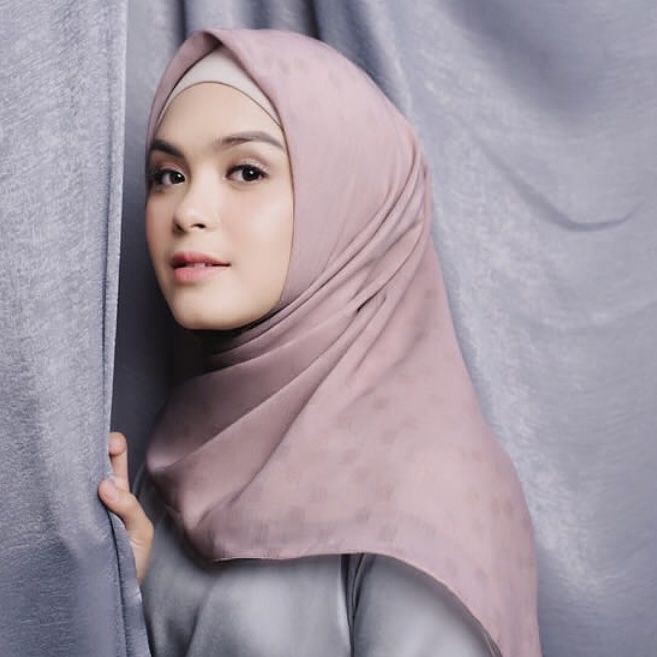 UTK SELI Segi4 Poton Premium Burberry - LAVENDER By Vanilla Hijab Jilbab Scarf Segiempat Original VH
