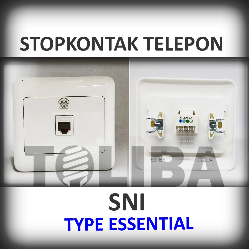 stopkontak stop kontak s/k telepon philips / colokan pin telephone simply essential inbow ib sni