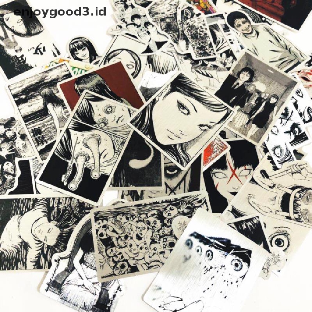 50pcs Poster Desain Kartun Anime Junji Ito Untuk Dekorasi Rumah