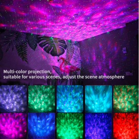 Lampu LED Proyektor Langit Starry Projector Light Bluetooth Speaker