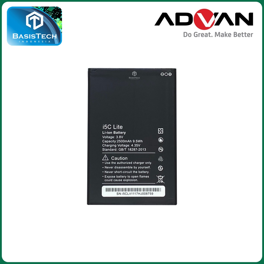 BATERAI ADVAN I5C DUO I5C Lite - ORI99 SUPER QUALITY