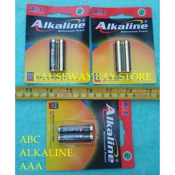 BATERAI ABC ALKALINE AAA