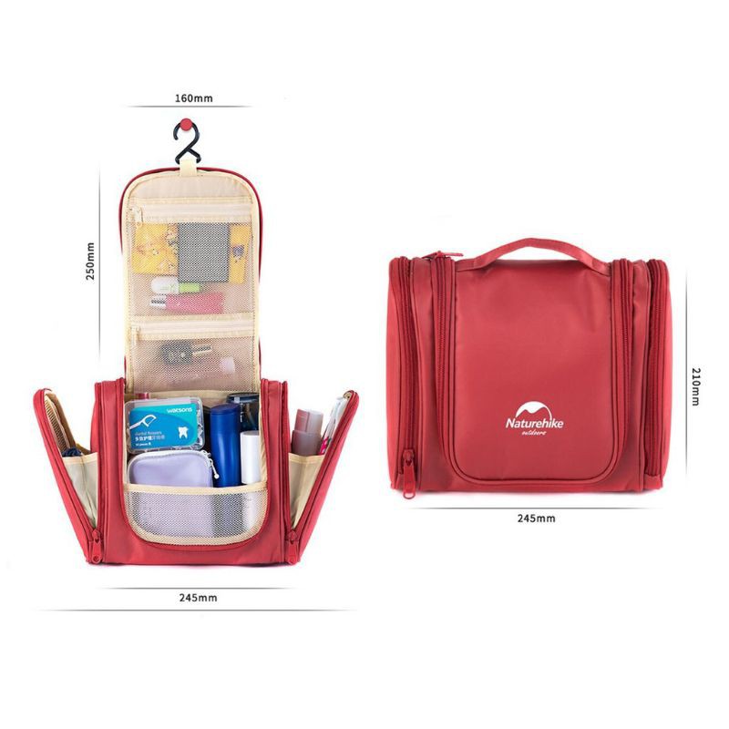 Tas mandi naturehike NH15X007-S toiletries wash bag travel toiletry