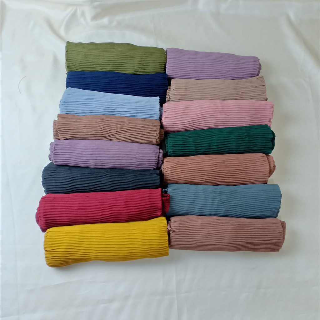 Bergo Maryam Hijab Plisket Wanita Premium B004 Termurah