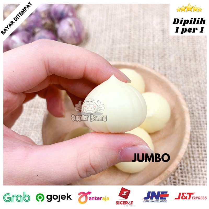 BAWANG PUTIH TUNGGAL KUPAS 1KG