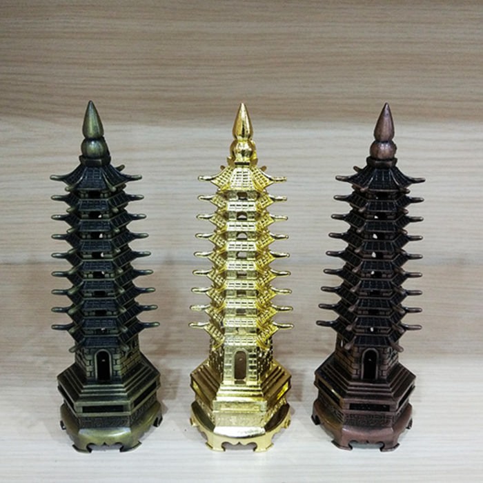 New Arrival PAJANGAN MINIATUR PAGODA CHINA SOUVENIR DEKORASI HIASAN MINIATURE Low Price!