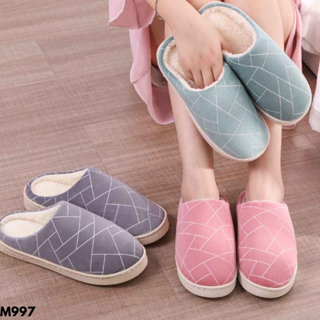 SANDAL BULU COUPLE RUMAHAN UNISEX IMPORT LEMBUT NYAMAN DIPAKAI ANTI SLIP M997