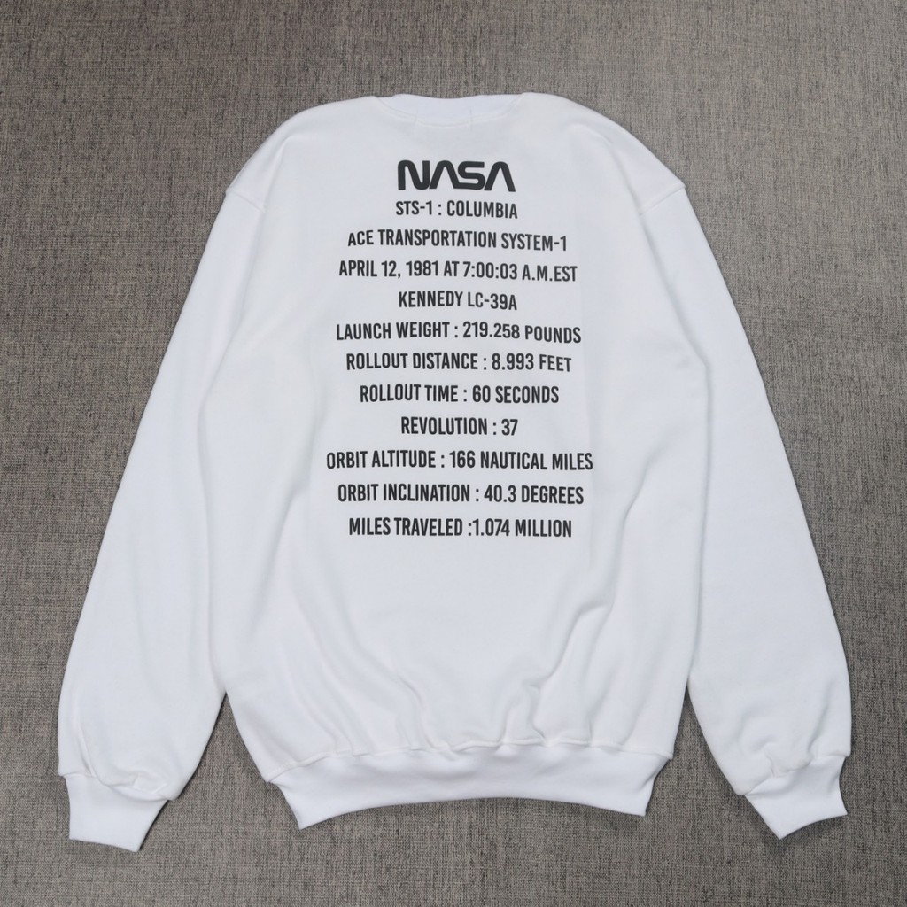 Jaket crewneck Nasa H&amp;M premium full-tag