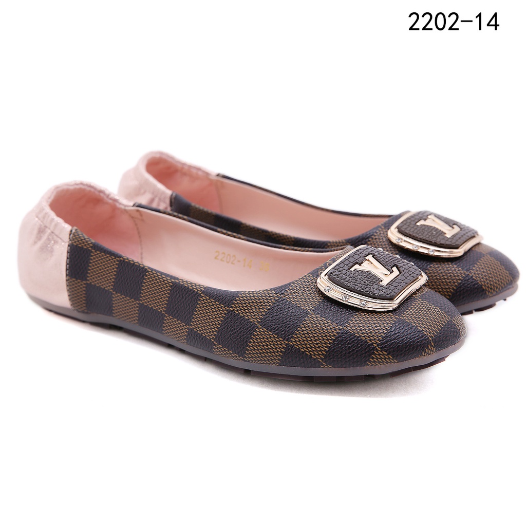 LV Logo Flat Shoes #2202-14