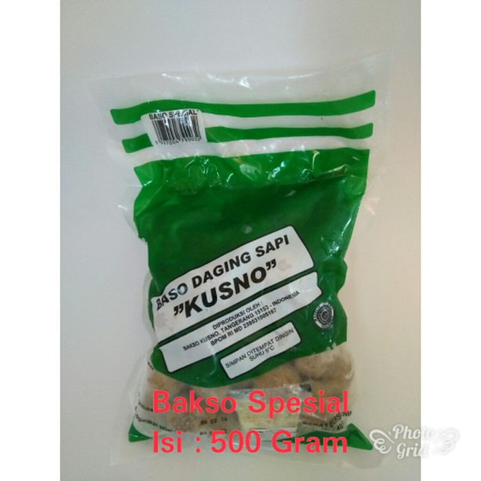 

Bakso Sapi Spesial Daging Sapi Pak Kusno 500 Gram