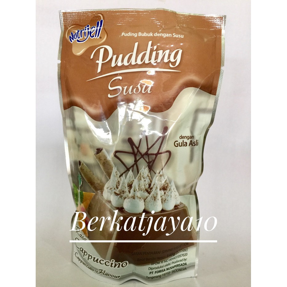 Pudding Susu Nutrijell rasa Cappuccino puding nutrijel capucino 145gr