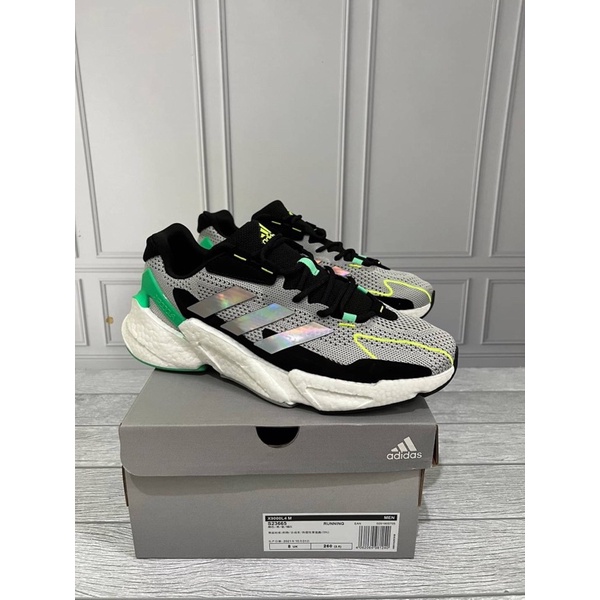 Adidas X9000L4 M Crystal White Screaming Green