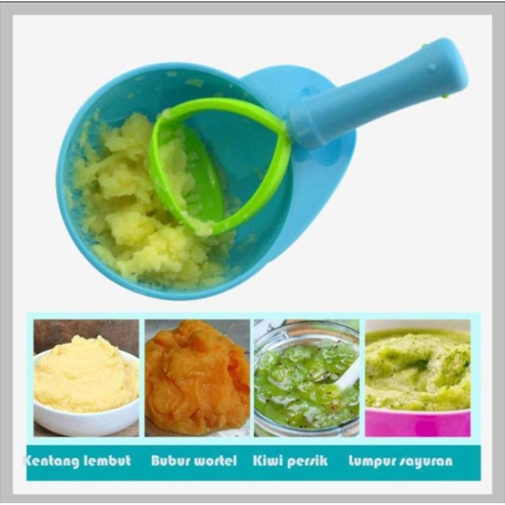 MD - Food Masher Bowl /Baby Grinder Bowl / Baby Food Maker / Mangkok Mpasi