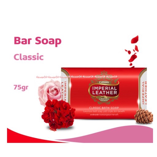 Imperial Leather Bar 75gr Soap Classic Sabun Batang Red Merah Cussons Imperial Leathers Imperialleather 75 gram