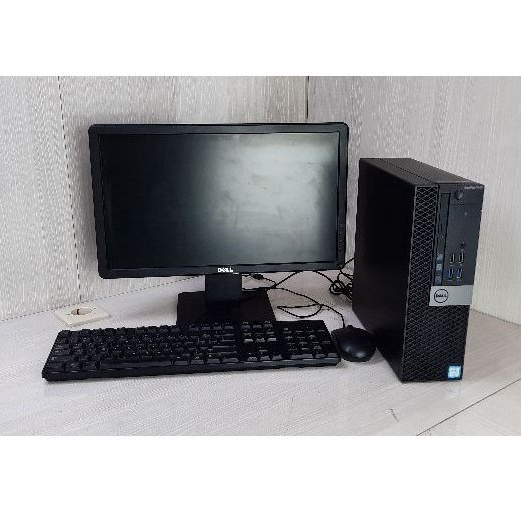 Paketan Pc Murah Dell Optiplex 7040 Sff Core I5 Gen 6 Monitor Keymouse Lengkap Bergaransi