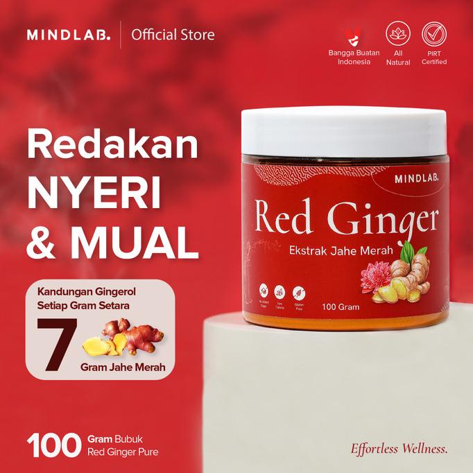 

Jahe Merah Ekstrak Bubuk 100 Gram - Tanpa Gula - Red Ginger - MINDLAB