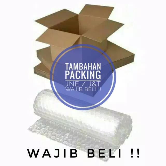 

[ untuk tambahan packing ] Kardus Bekas + Bubble Wrap + Plastik Sampah