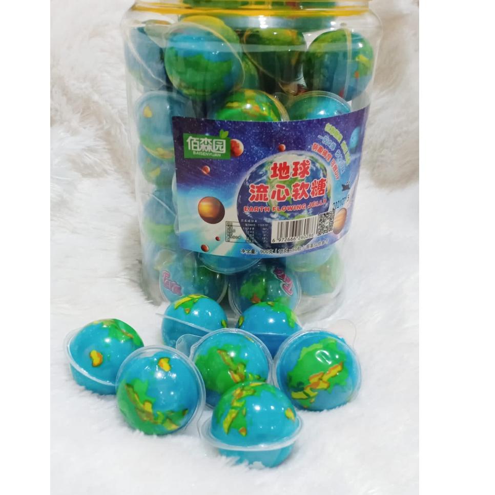 

[PRODUK B7MM9] ⚡COD⚡ Trolli HALAL Bola Mata Gummy Permen Trolly Jelly Gummi HALAL (1PCS)Trolli Earth Plan Chewy Gummy - Permen Trolly Jelly Gummi Viral Marshmallow Jelly 9GR