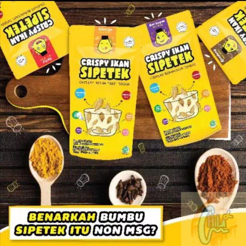 

Crispy ikan sipetek | Netto : 50gr